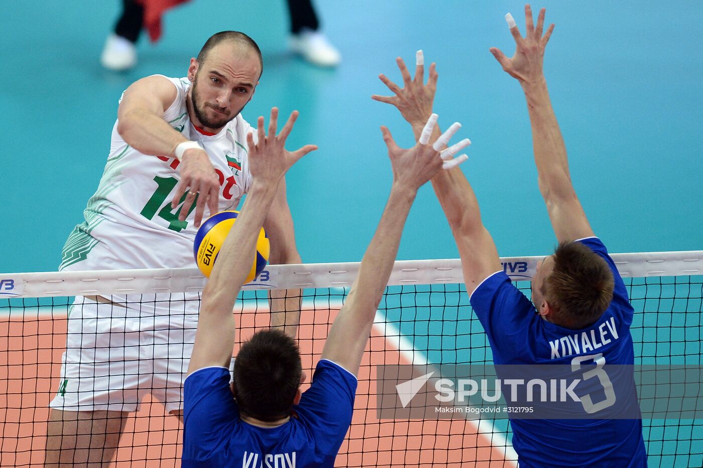 FIVB Volleyball World League. Men. Russia vs. Bulgaria