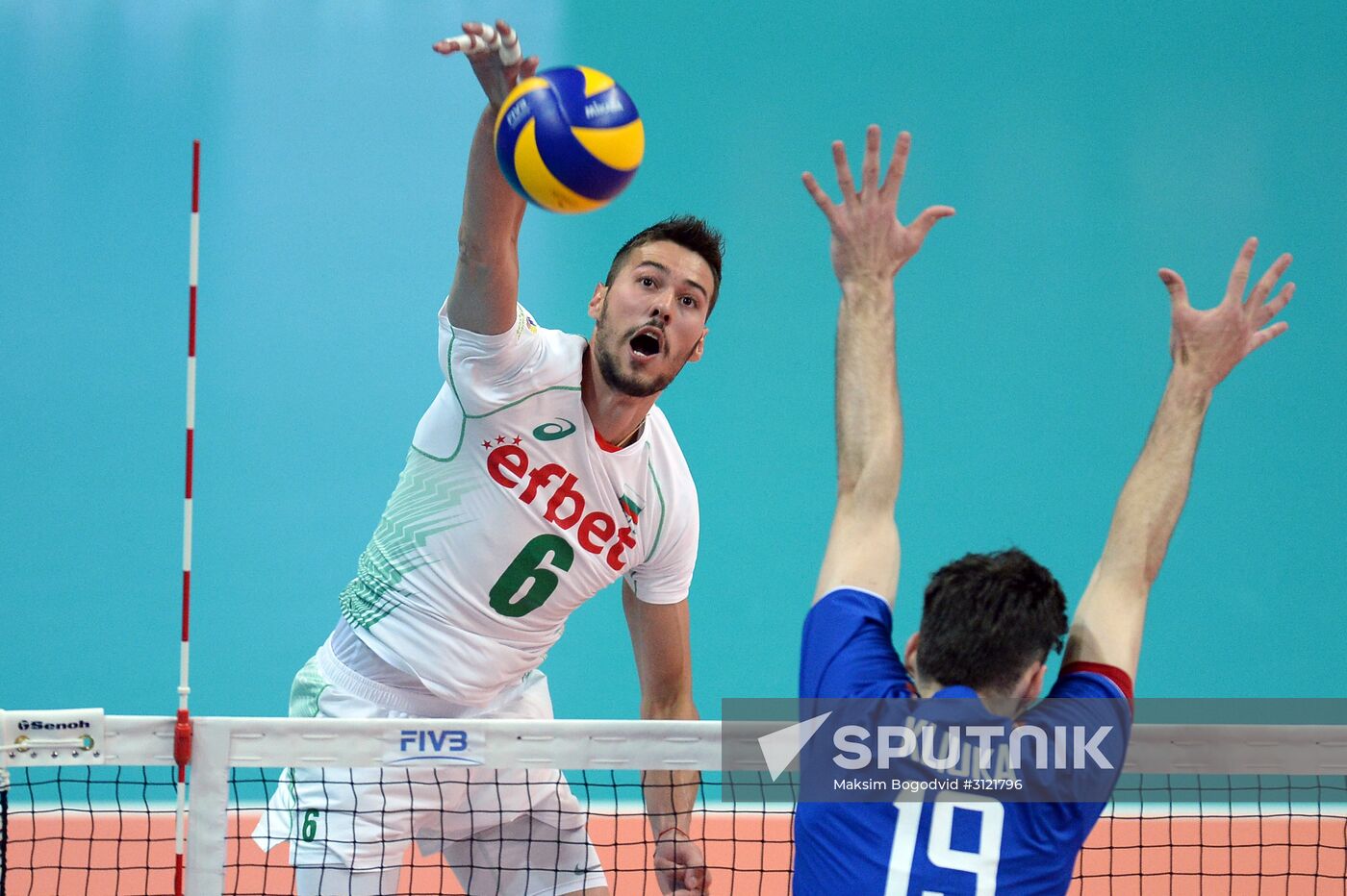 FIVB Volleyball World League. Men. Russia vs. Bulgaria