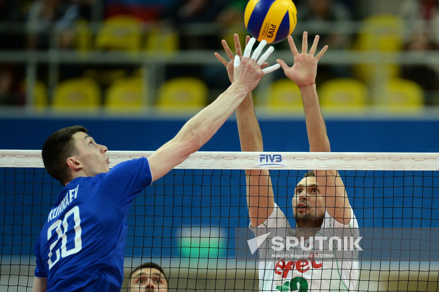 FIVB Volleyball World League. Men. Russia vs. Bulgaria