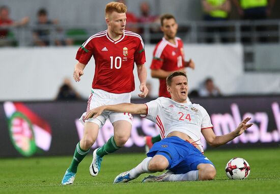 Football friendly Hungary vs. Russia