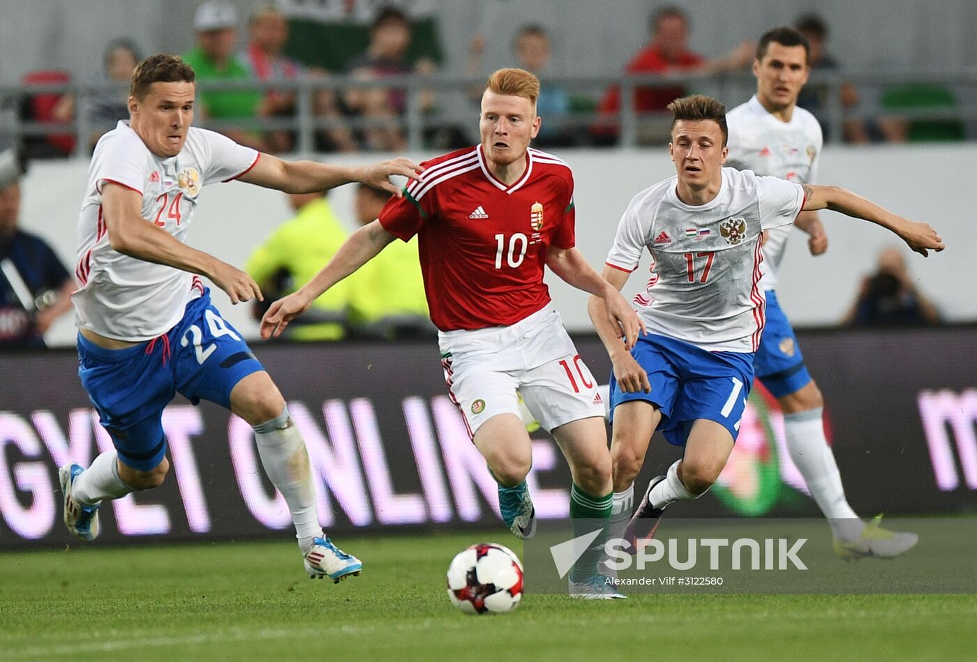 Football friendly Hungary vs. Russia