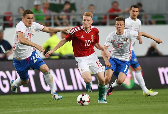 Football friendly Hungary vs. Russia
