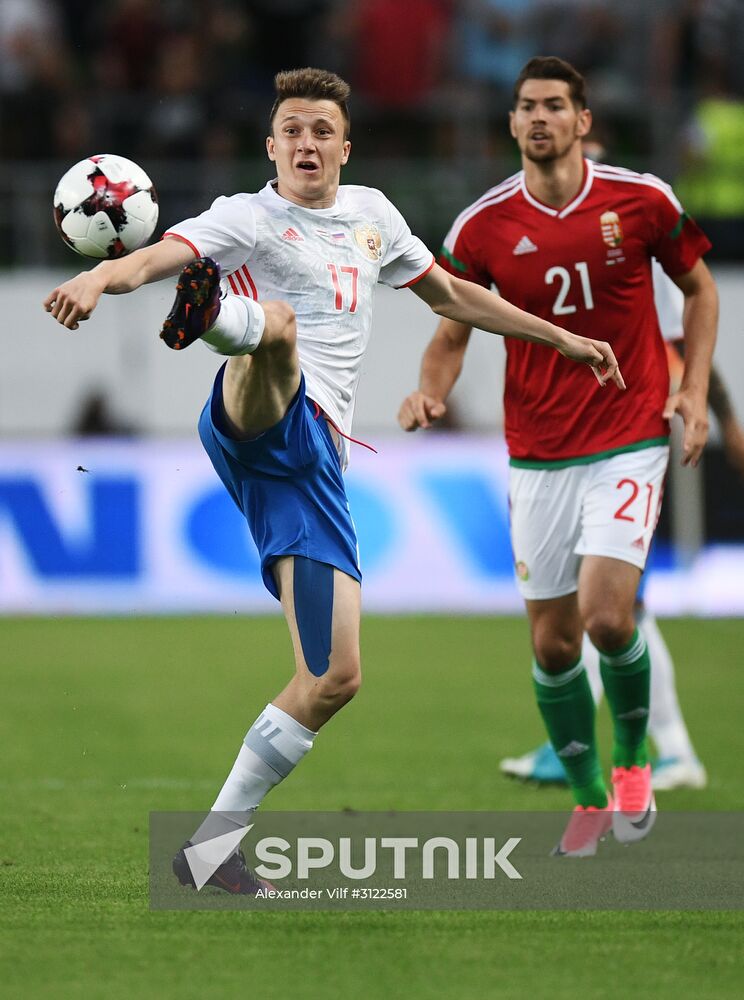 Football friendly Hungary vs. Russia