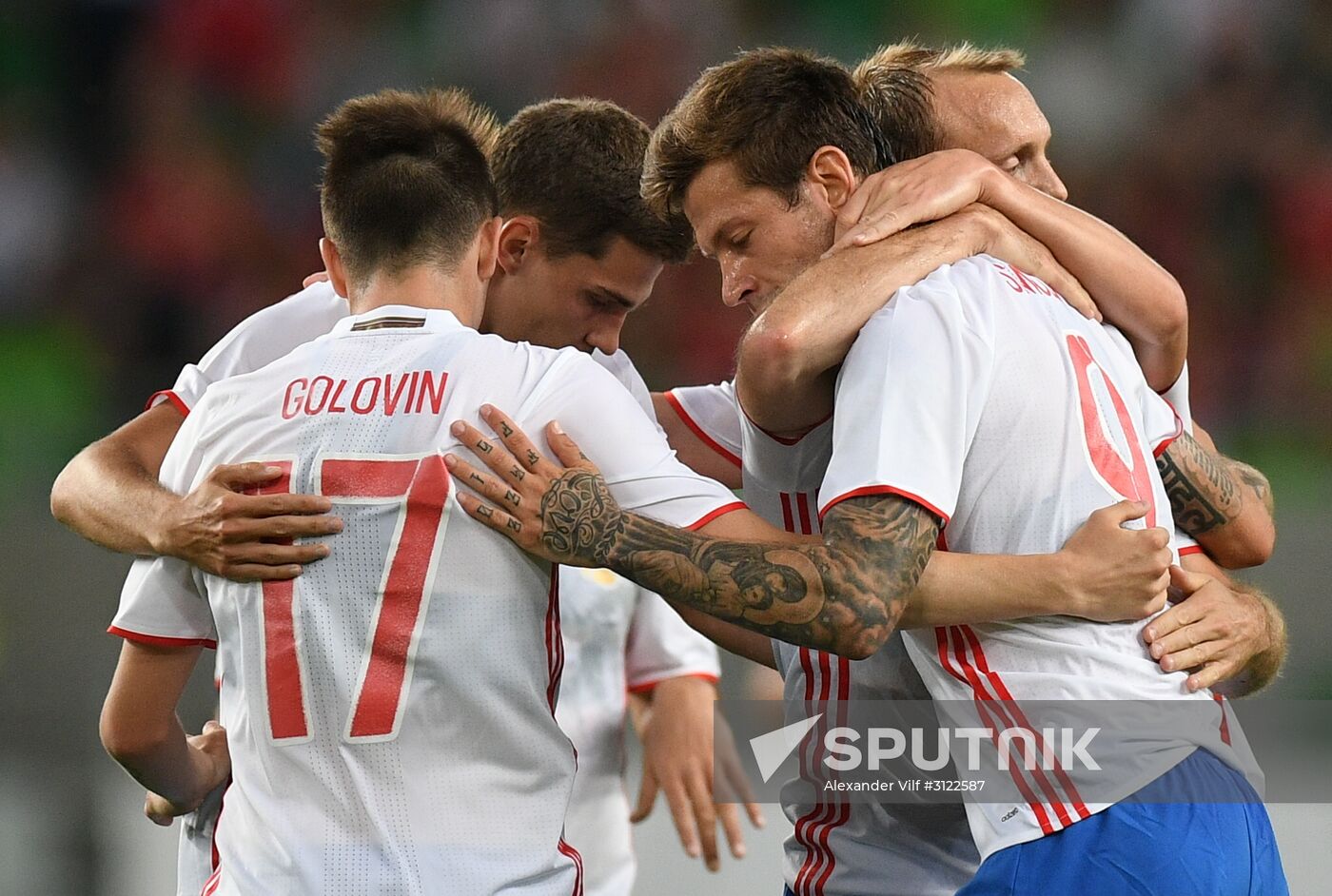 Hungary vs. Russia friendly football match