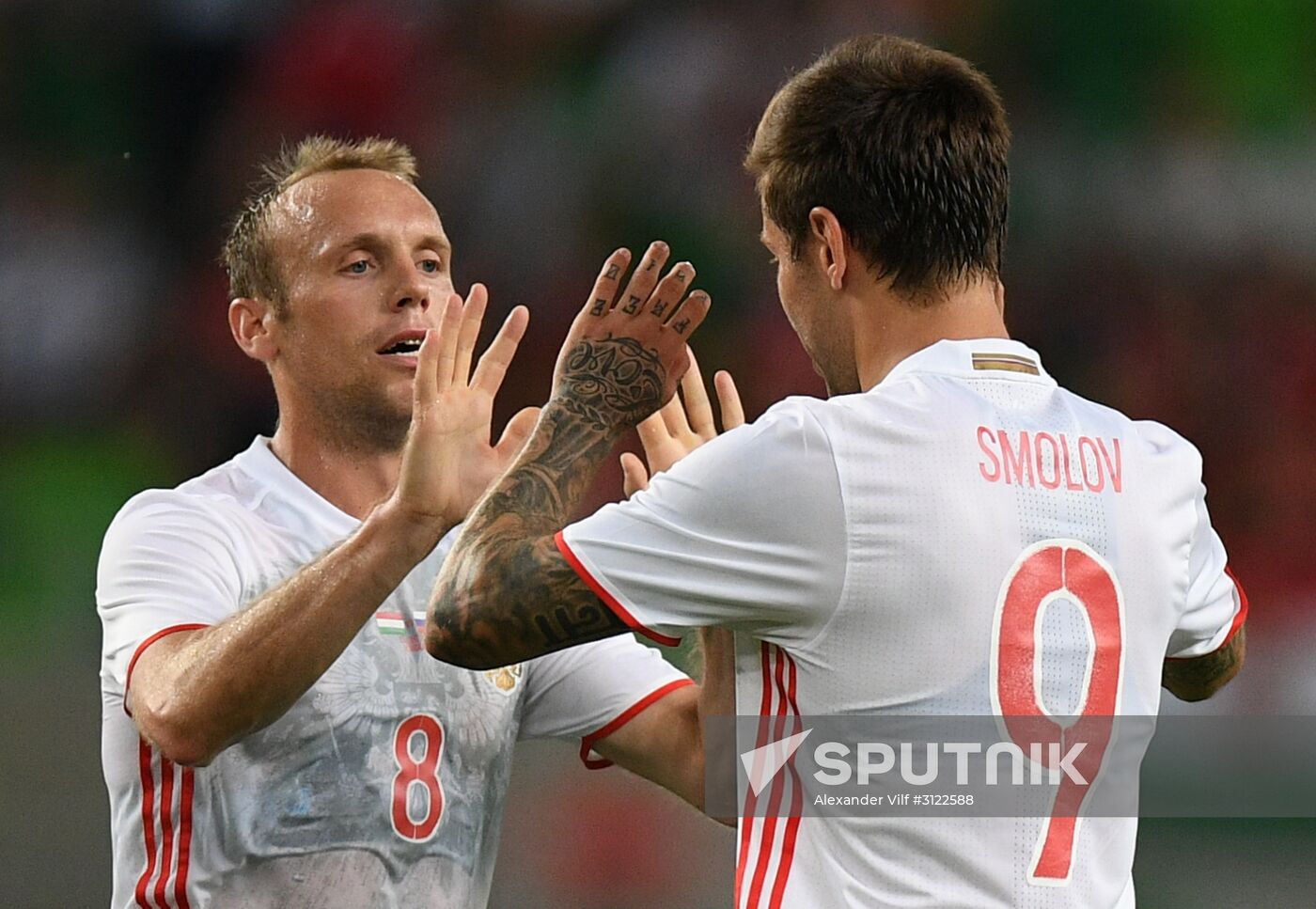Football friendly Hungary vs. Russia