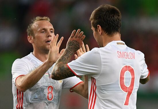 Football friendly Hungary vs. Russia