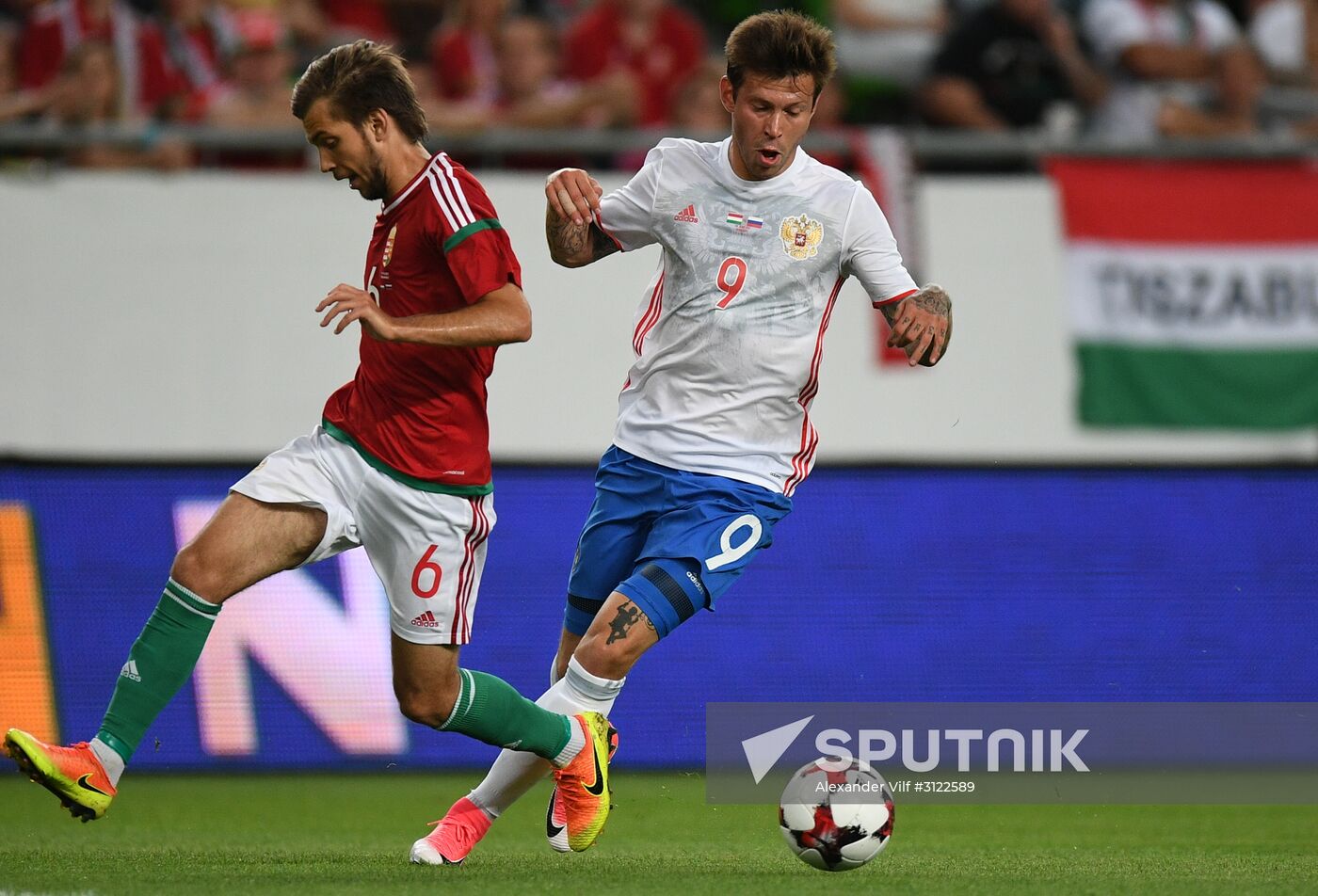 Football friendly Hungary vs. Russia
