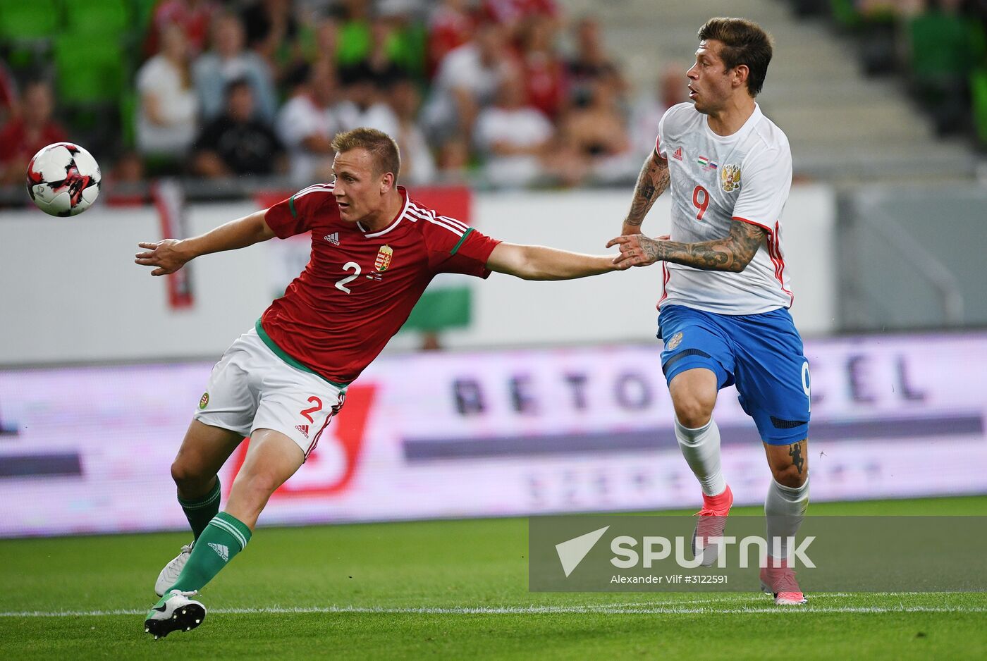Football friendly Hungary vs. Russia