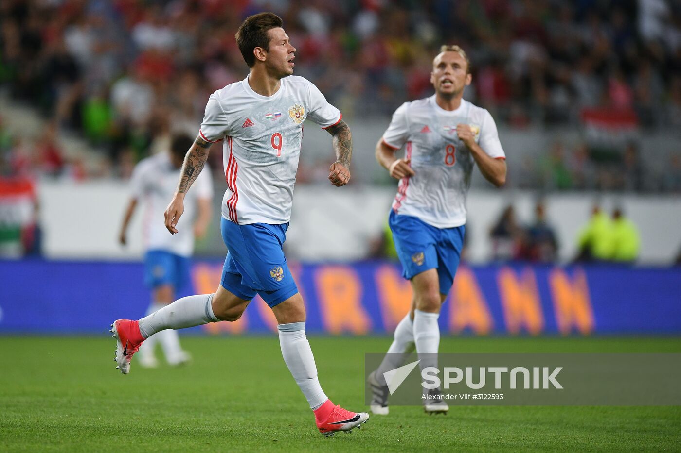 Hungary vs. Russia friendly football match