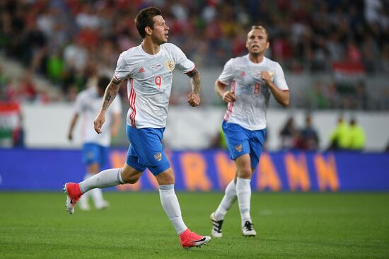Hungary vs. Russia friendly football match