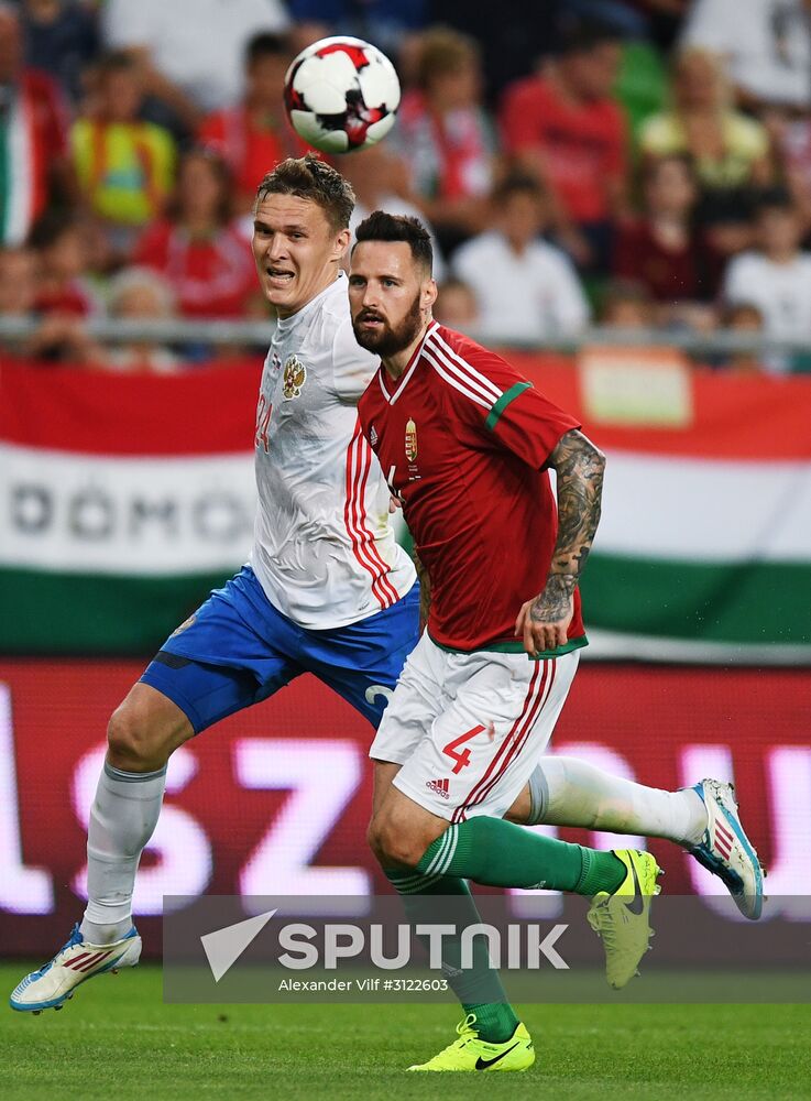 Hungary vs. Russia friendly football match