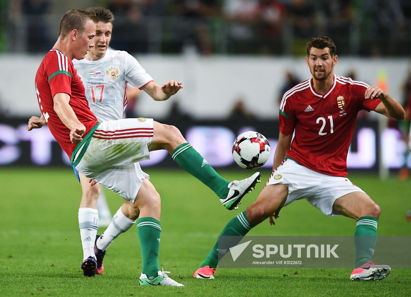 Hungary vs. Russia friendly football match