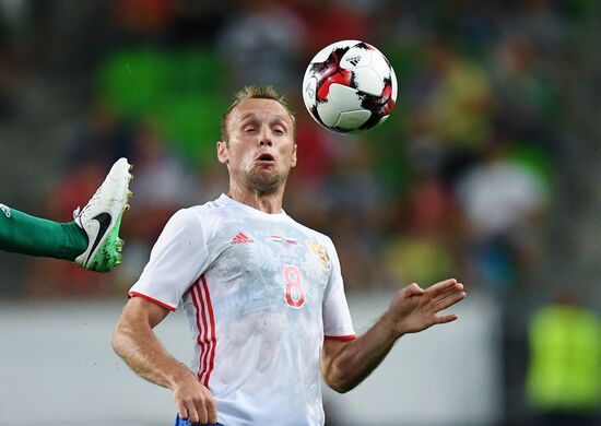 Hungary vs. Russia friendly football match