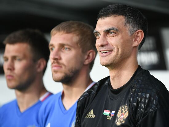 Hungary vs. Russia friendly football match