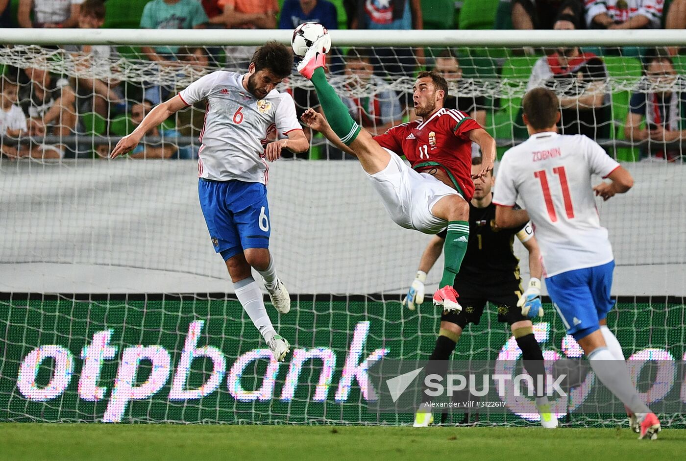 Hungary vs. Russia friendly football match