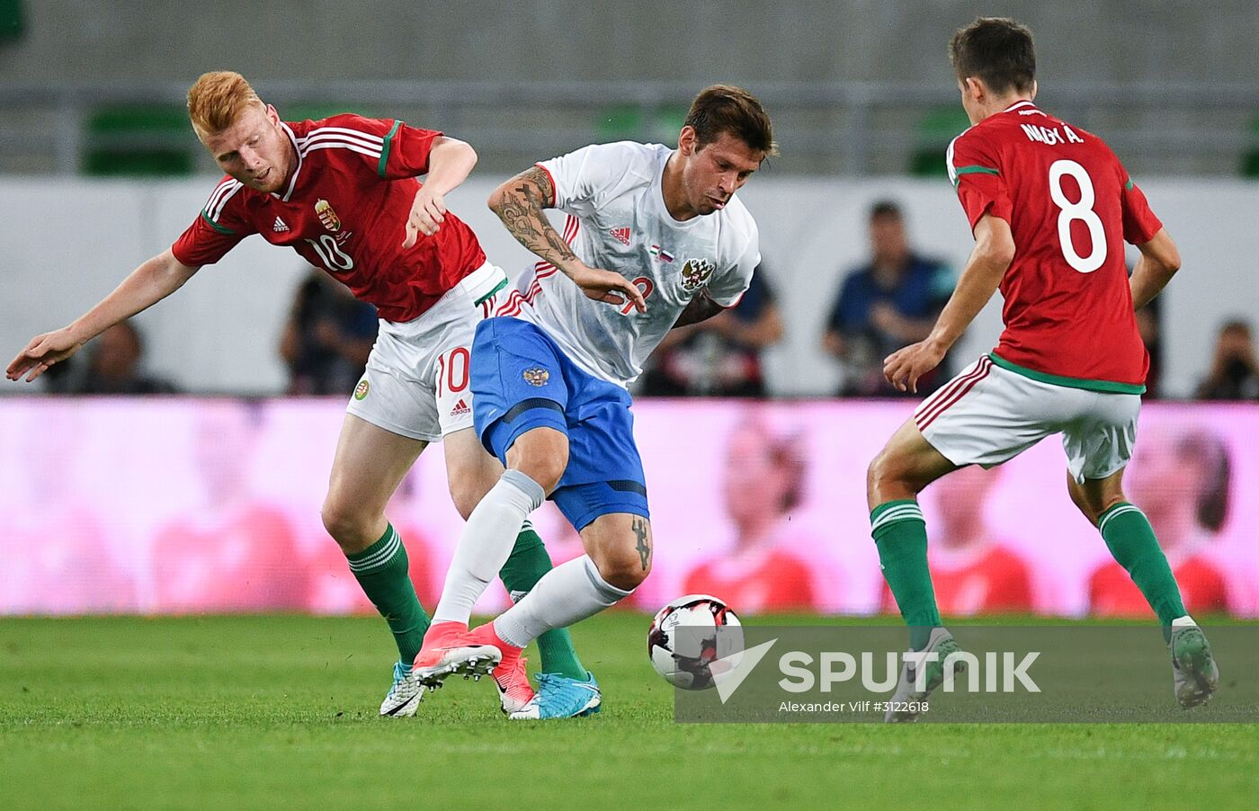 Hungary vs. Russia friendly football match