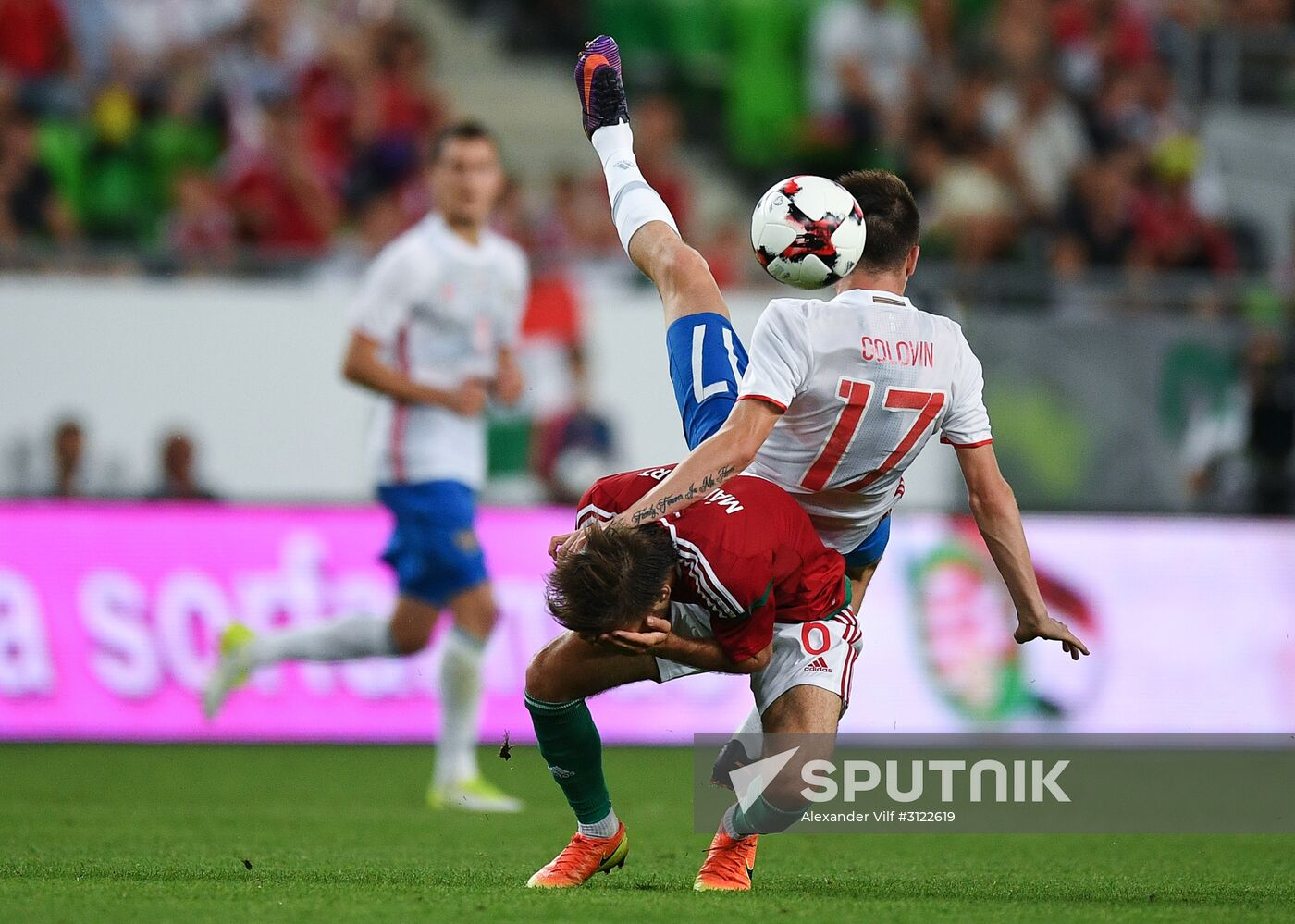 Hungary vs. Russia friendly football match