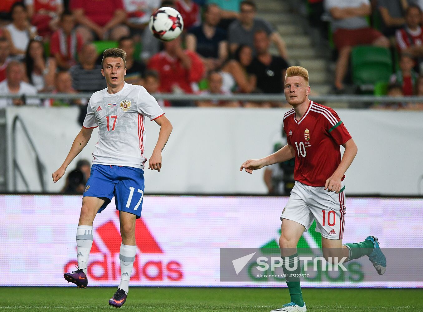 Hungary vs. Russia friendly football match