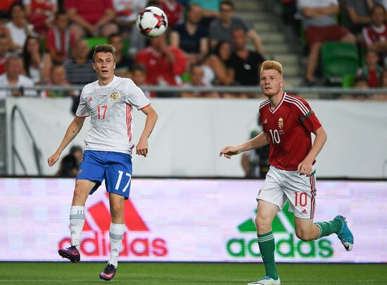 Hungary vs. Russia friendly football match
