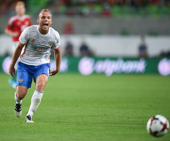 Hungary vs. Russia friendly football match