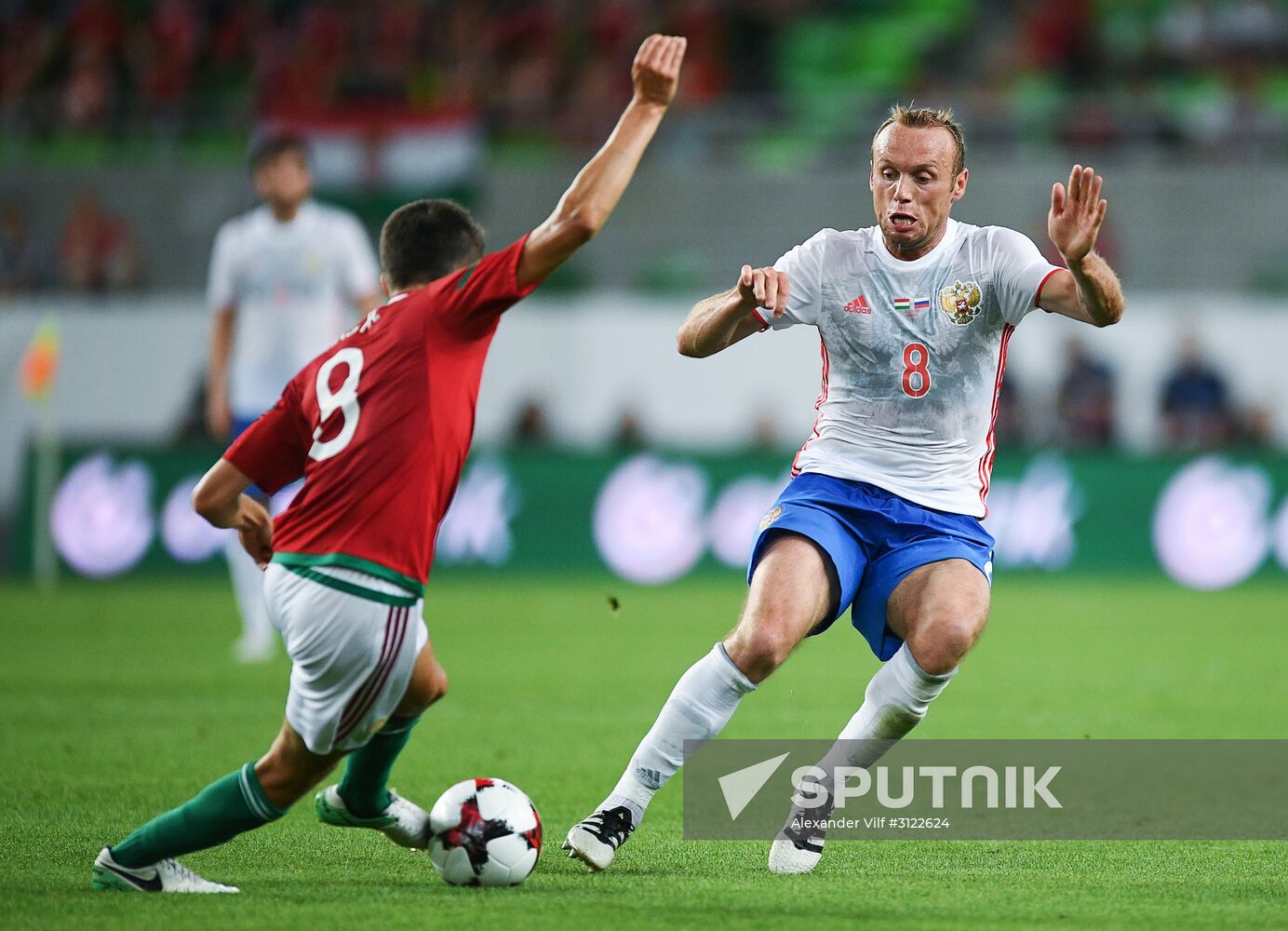 Hungary vs. Russia friendly football match