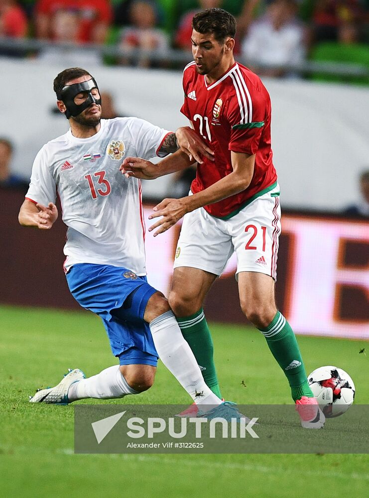 Hungary vs. Russia friendly football match