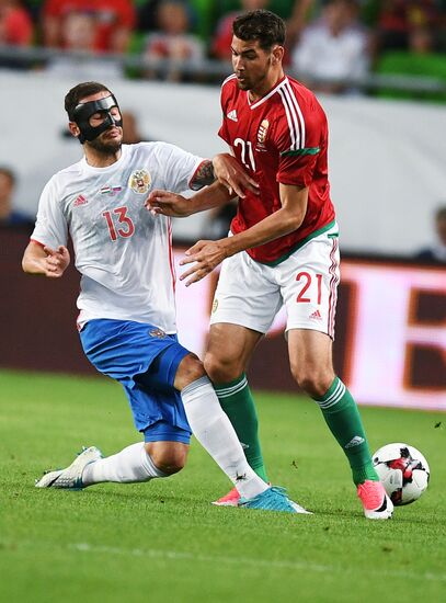 Hungary vs. Russia friendly football match