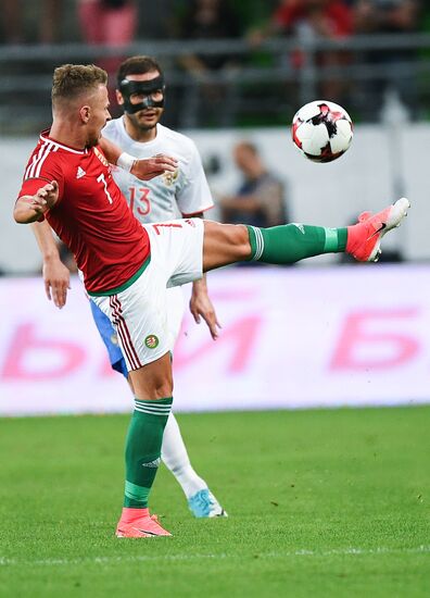 Hungary vs. Russia friendly football match