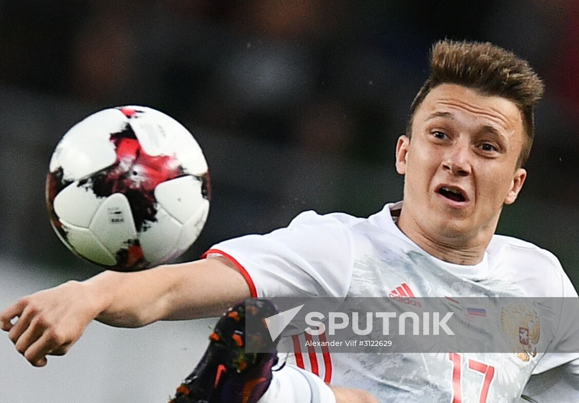 Hungary vs. Russia friendly football match