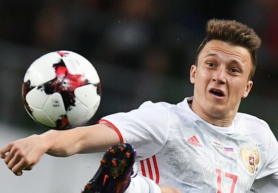 Hungary vs. Russia friendly football match