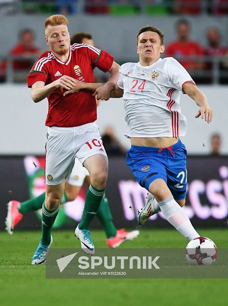 Hungary vs. Russia friendly football match