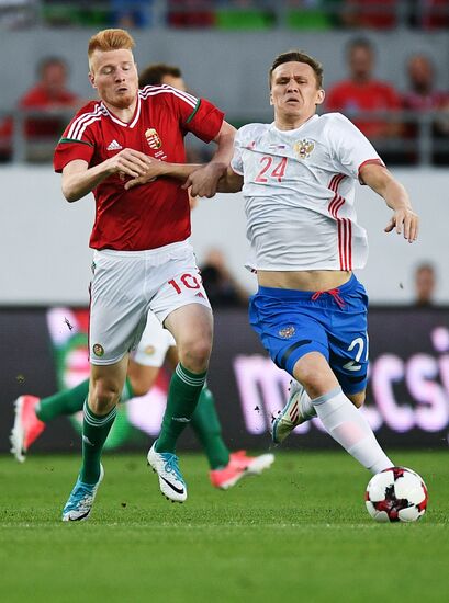 Hungary vs. Russia friendly football match