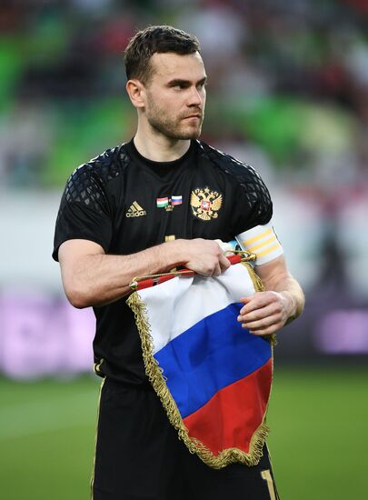 Hungary vs. Russia friendly football match