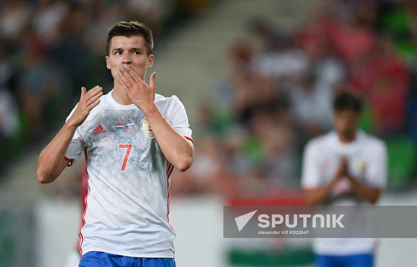 Hungary vs. Russia friendly football match