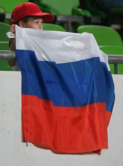 Hungary vs. Russia friendly football match