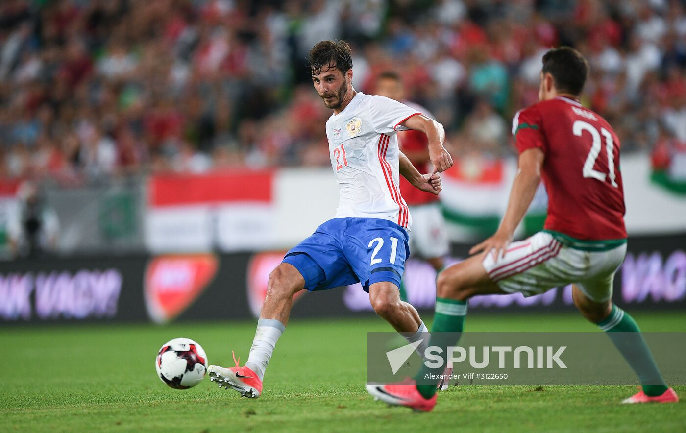 Hungary vs. Russia friendly football match