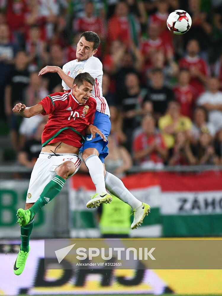 Hungary vs. Russia friendly football match