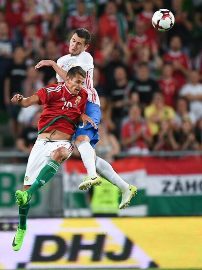 Hungary vs. Russia friendly football match