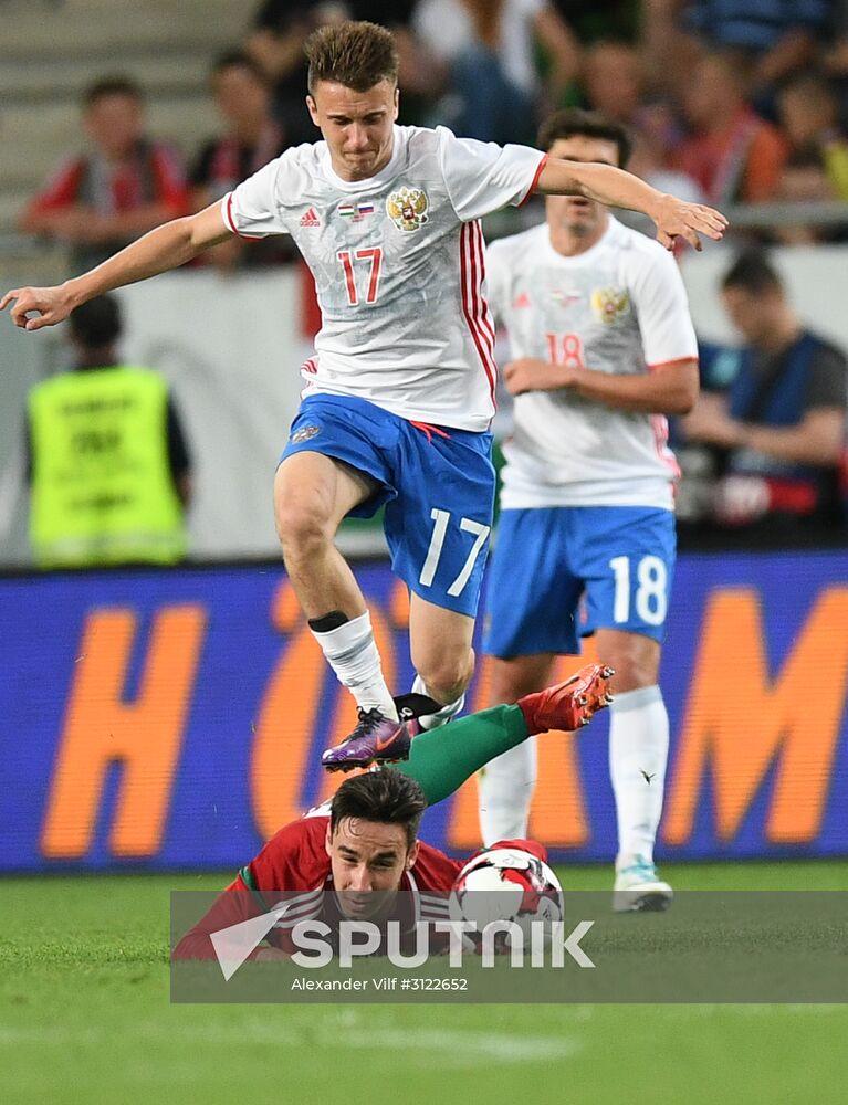Hungary vs. Russia friendly football match