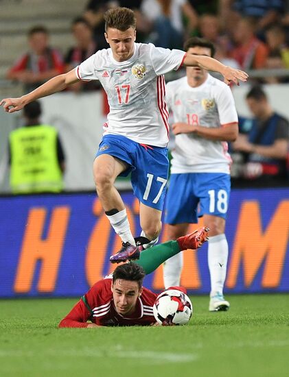 Hungary vs. Russia friendly football match