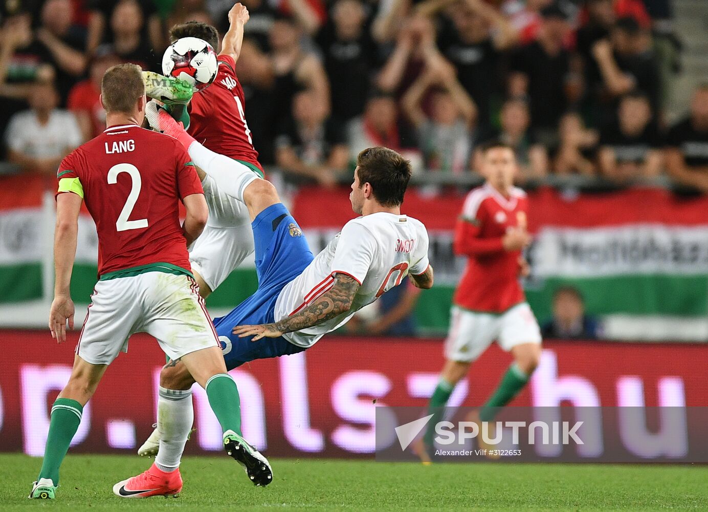 Hungary vs. Russia friendly football match
