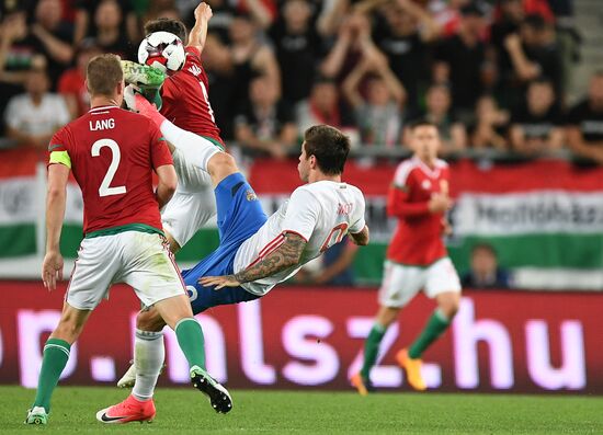 Hungary vs. Russia friendly football match