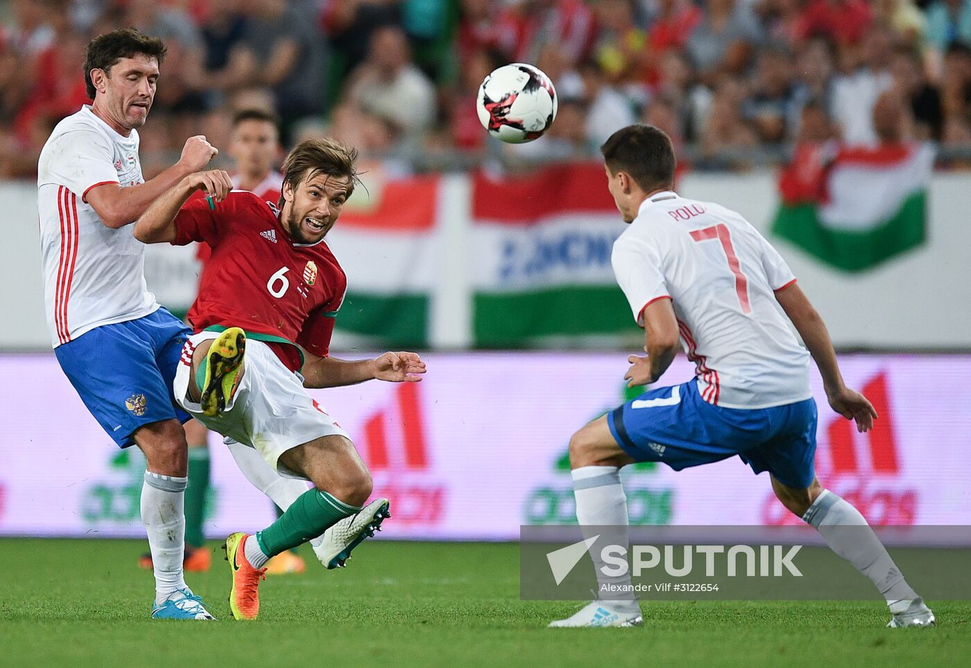 Hungary vs. Russia friendly football match