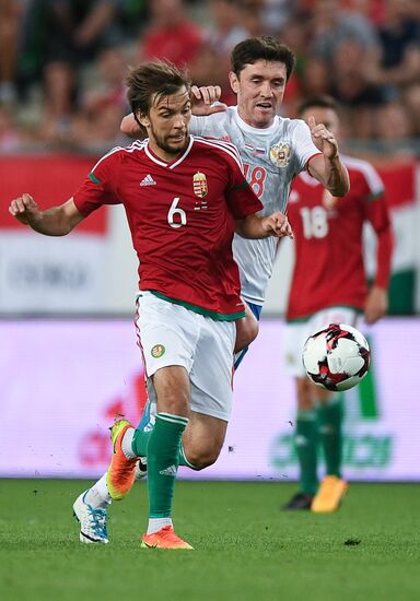 Hungary vs. Russia friendly football match