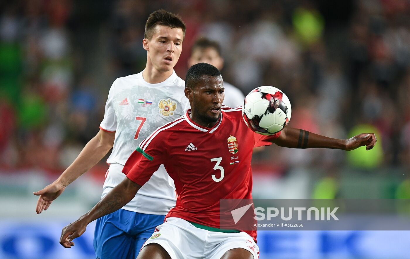 Hungary vs. Russia friendly football match