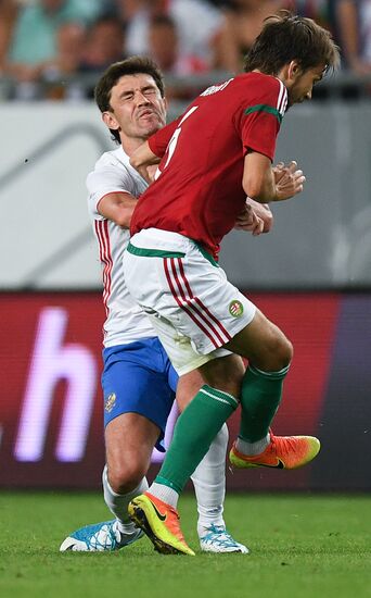 Hungary vs. Russia friendly football match