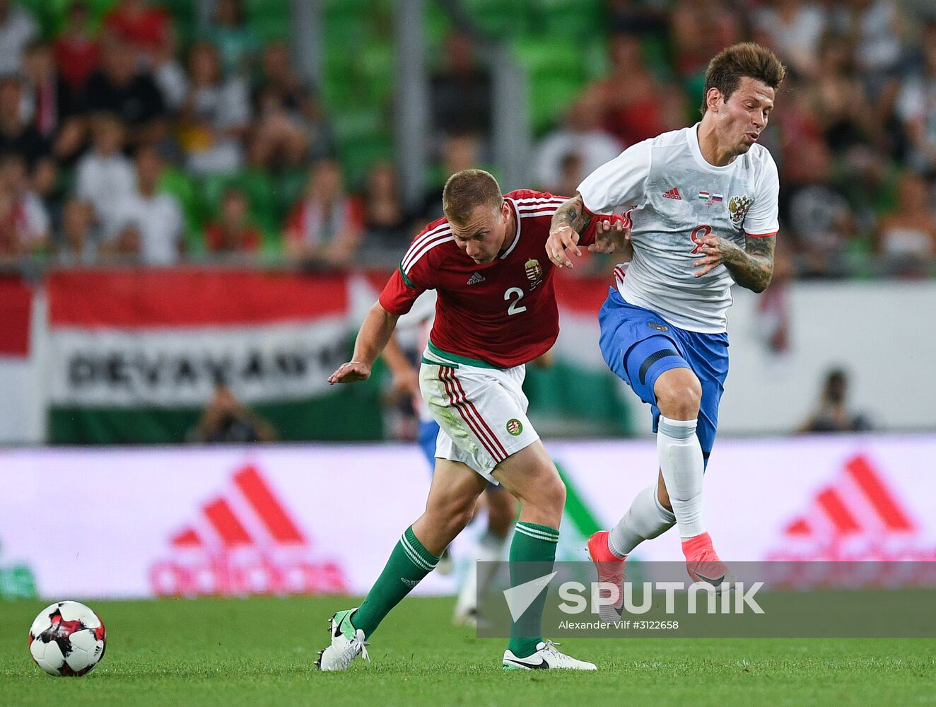 Hungary vs. Russia friendly football match