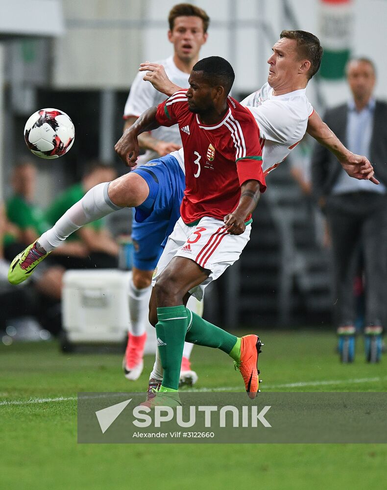 Hungary vs. Russia friendly football match