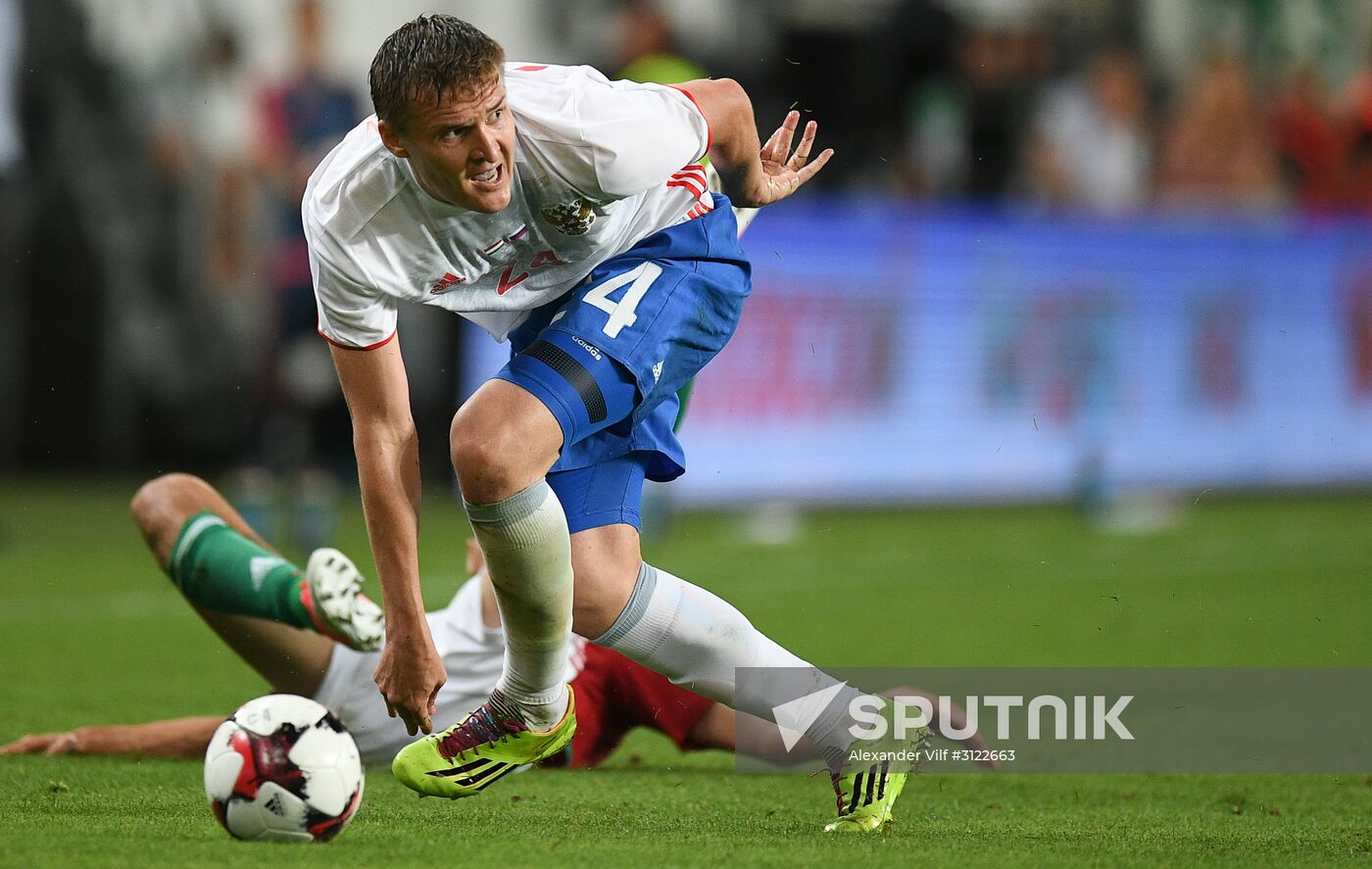 Hungary vs. Russia friendly football match