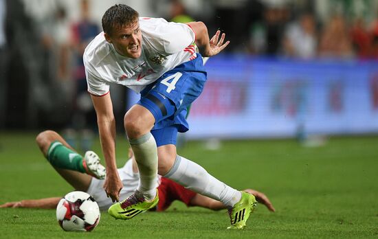Hungary vs. Russia friendly football match